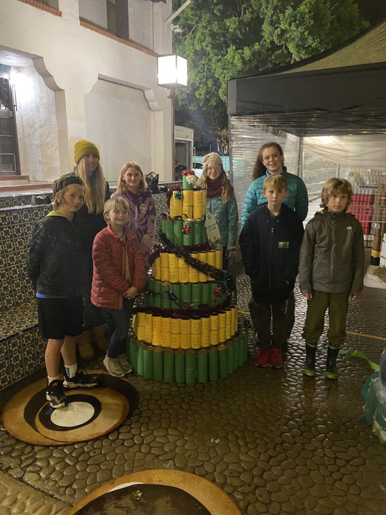 Loma Vista 4-H Club Can Tree Builders